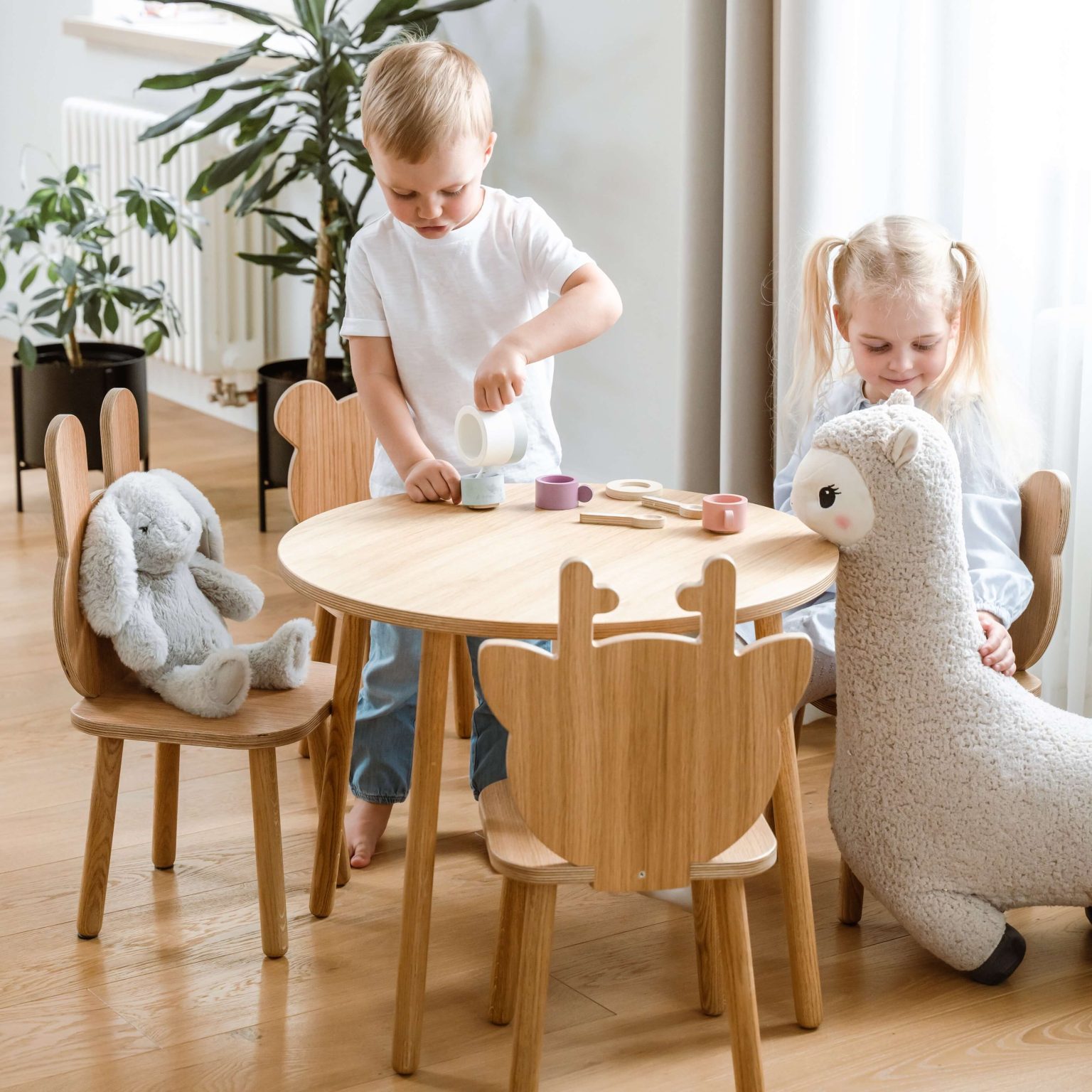 Wooden Kids Chair - Scandinavian Style Furniture | Rūme