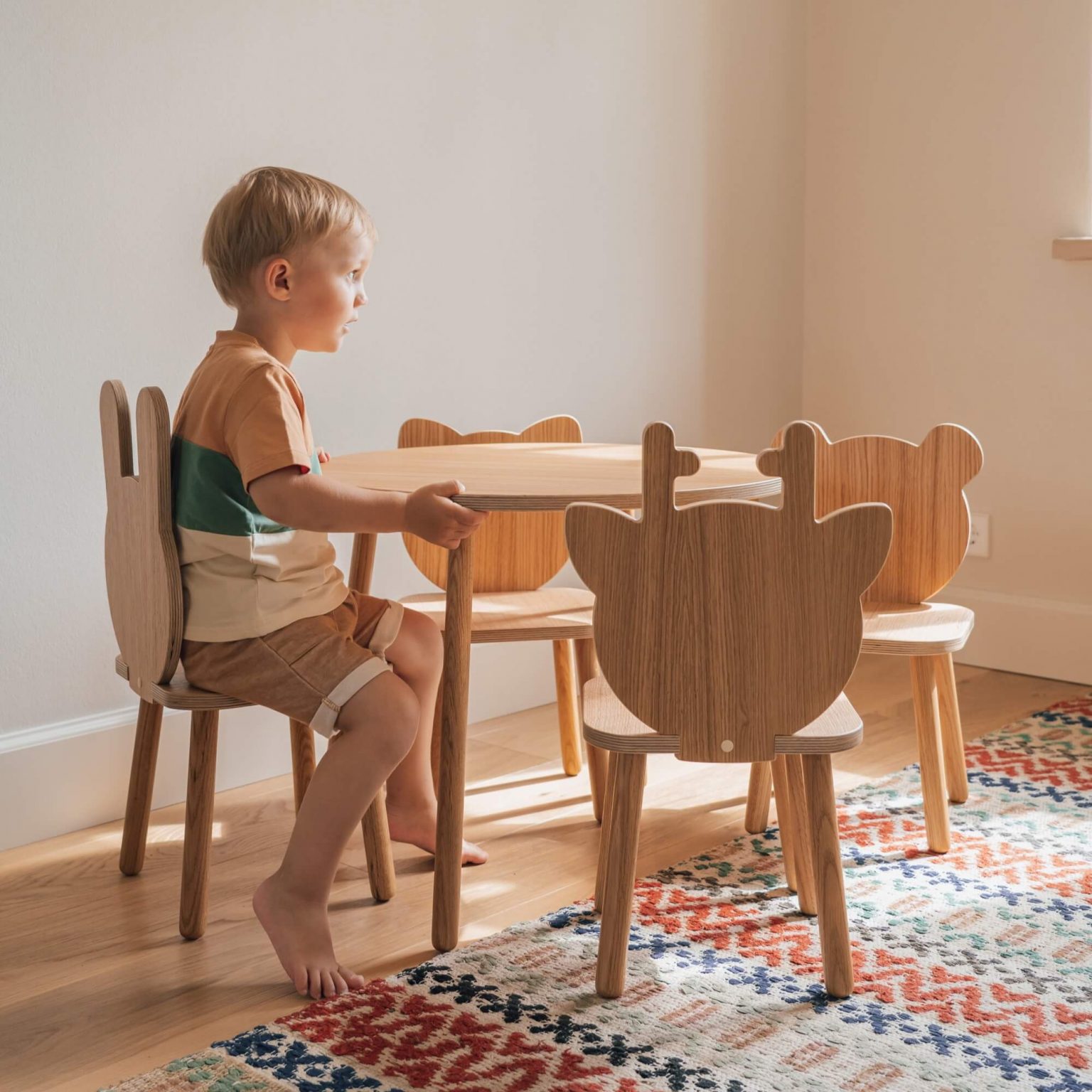 Wooden Kids Chair - Scandinavian Style Furniture | Rūme