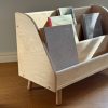 Kids bookshelf birch montessori