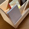 Kids bookshelf birch montessori